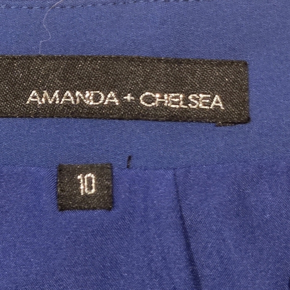 Elegant Blue Pencil Skirt - Picture 3 of 7